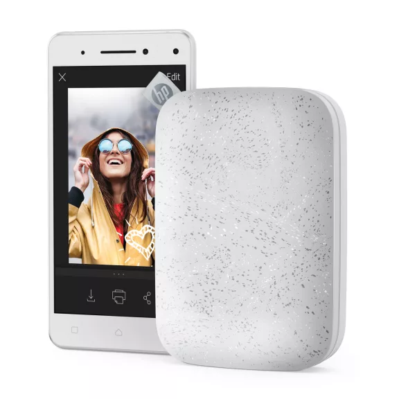 HP Sprocket hordozható fotónyomtató 2x3 hüvelykes fehér