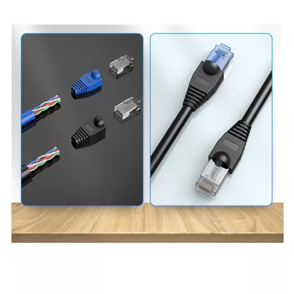 Vention RJ45 (PVC, világosszürke), 50 darab, védőburkolat