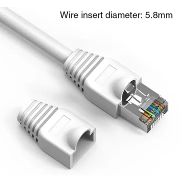Vention RJ45 (fehér, PVC), 50 darab, védőburkolat