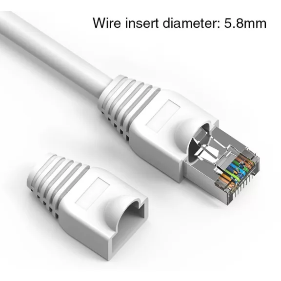 Vention RJ45 (fehér, PVC), 50 darab, védőburkolat