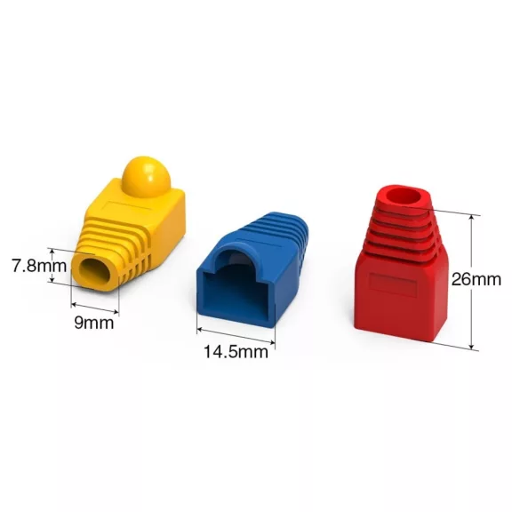 Vention RJ45 (fehér, PVC), 50 darab, védőburkolat