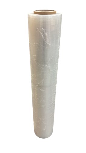 Kézi stretch fólia (Nyújtható, 17 mikron,Transzparens), 229m, 1,8kg fólia, 2,1 kg/tekercs