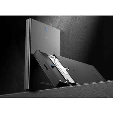 Vention 2.5" SATA HDD (USB 3.0 Micro-B,fekete), ház