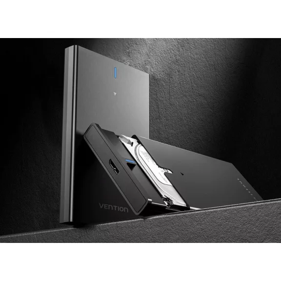 Vention 2.5" SATA HDD (USB 3.0 Micro-B,fekete), ház