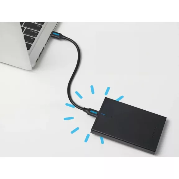 Vention 2.5" SATA HDD (USB 3.0 Micro-B,fekete), ház