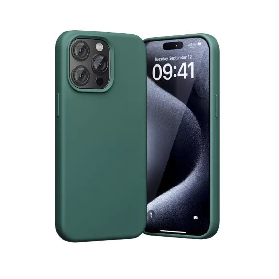 Vention iPhone 15 Pro Max, (szilikon, magsafe,geen), telefontok