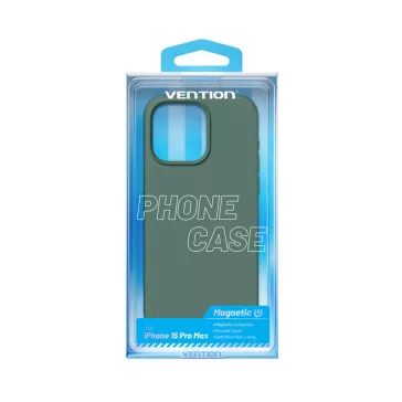   Vention iPhone 15 Pro Max, (szilikon, magsafe,geen), telefontok
