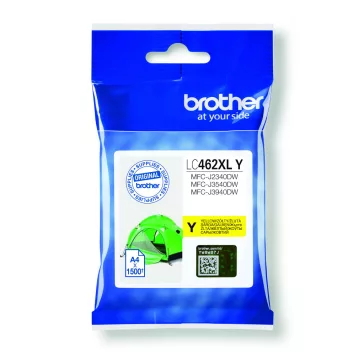   Brother LC462XLY Tintapatron Yellow 16,5 ml 1.500 oldal kapacitás