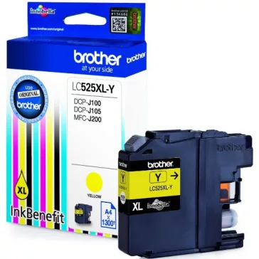   Brother LC525XLY Tintapatron Yellow 12,8 ml 1.300 oldal kapacitás