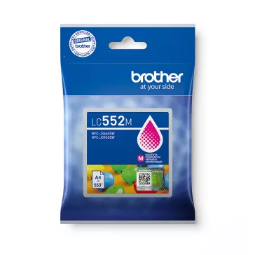   Brother LC552M Tintapatron Magenta 7,2 ml 550 oldal kapacitás