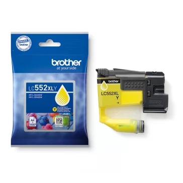   Brother LC552XLY Tintapatron Yellow 16,5 ml 1.500 oldal kapacitás