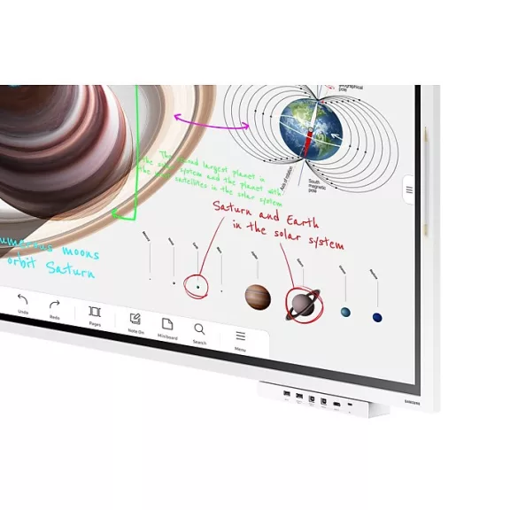 Samsung  Interaktív kijelző 65 WM65B Flip Pro 16/7, Tizen, UHD, 350