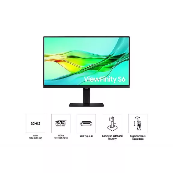 SAMSUNG 24 LS24D600UAUXEN QHD IPS 16:9 5ms GTG monitor