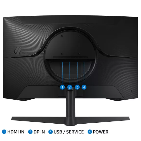 SAMSUNG 27" LS27CG552EUXEN WQHD VA 16:9 1ms ívelt gamer monitor