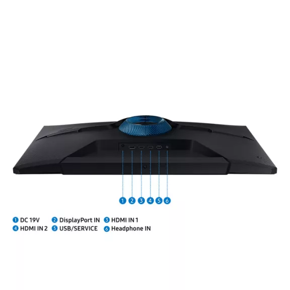 SAMSUNG 32" LS32CG510EUXEN G51C WQHD VA 16:9 1ms gamer monitor