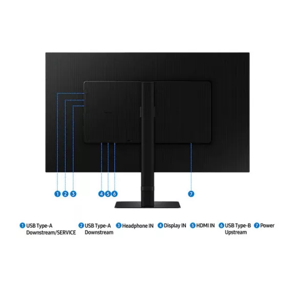 SAMSUNG 32 LS32D800EAUXEN UHD VA 16:9 5ms GTG monitor