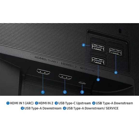 SAMSUNG 32 LS32FM700UUXDU UHD VA 16:9 4ms monitor SMART