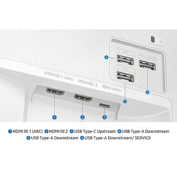 SAMSUNG 32 LS32FM701UUXDU UHD VA 16:9 4ms monitor