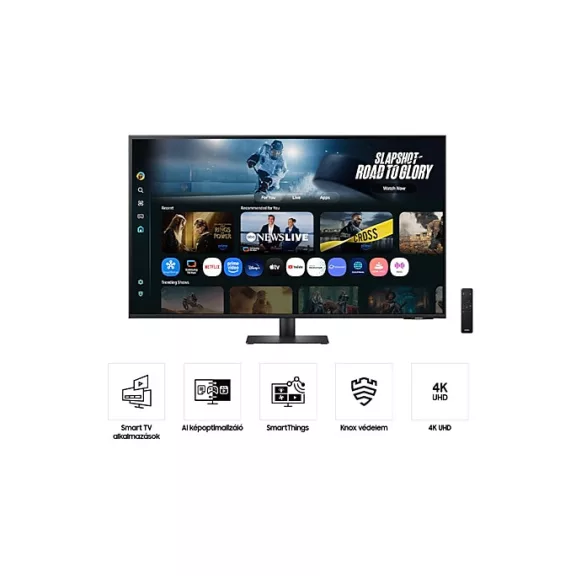 SAMSUNG 43 LS43FM700UUXDU UHD VA 16:9 4ms monitor SMART