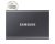 SAMSUNG SSD Külső, 4TB, T7, Titán Szürke, USB 3.2
