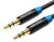Vention 3.5mm jack/M -> 3.5mm jack/M, (audio,szövet), 3m, kábel