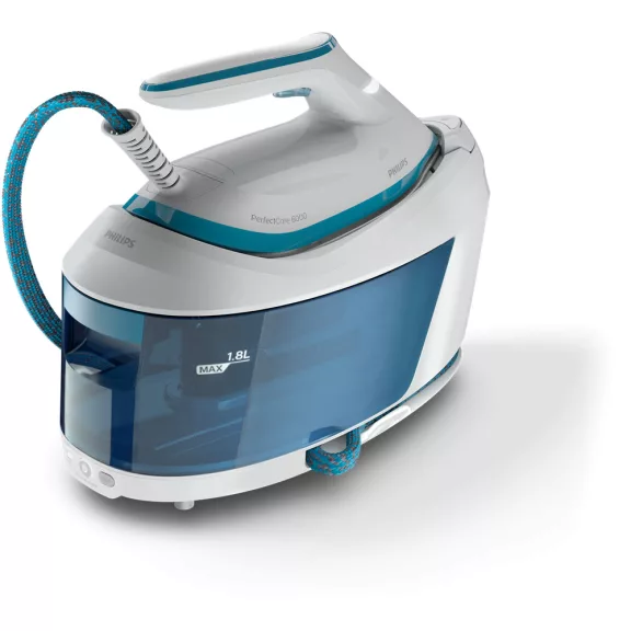 PHILIPS PerfectCare 6000 Series gőzállomás, 2400 W, max. 6,5 bar, 1,8 l levehető víztartály, akár 500 g gőzlövet