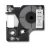 Utángyártott DYMO D1 43613 kazetta 6mm x 7m fehér-fekete #S0720780