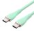 Vention USB-C 2.0/M -> USB-C 2.0/M, (5A,szilikon,zöld), 1,5m, kábel