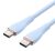 Vention USB-C 2.0/M -> USB-C 2.0/M, (5A,szilikon,kék), 1,5m, kábel
