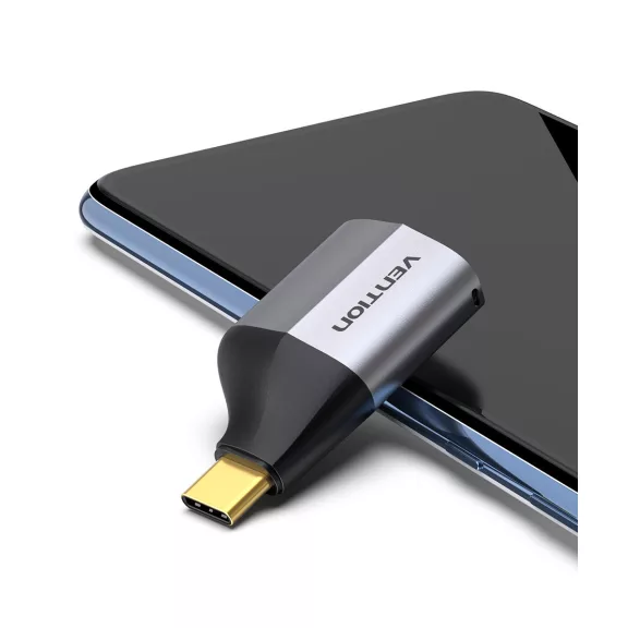 Vention USB-C -> HDMI/F (4K,60Hz, ABS, szürke), adapter