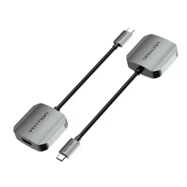   Vention USB-C -> HDMI (0,15m Szürke Aluminum Ötvözet) konverter