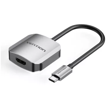   Vention USB-C -> VGA (0,15m Szürke Aluminum Ötvözet) konverter