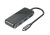 Vention USB-C -> HDMI/VGA/USB3.0/PD (0,15m Szürke, fém Ötvözet) konverter