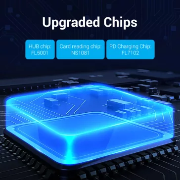   Vention USB-C -> USB3.0*3/TF/SD/PD (0,15m Szürke Aluminum Ötvözet), Hub