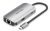 Vention USB-C -> USB3.0x3/RJ45/PD (0,15m Szürke Aluminum Ötvözet), Hub
