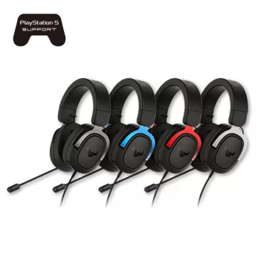 ASUS TUF Gaming H3 gaming headset, gun metal