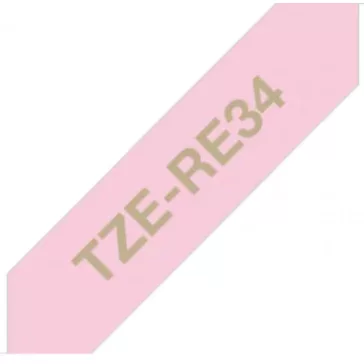 Brother TZe-RE34 12 mm széles 4 m hosszú szövetszalag