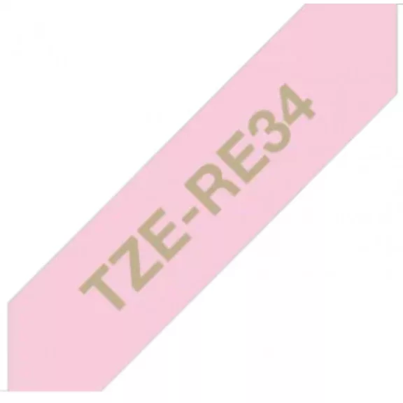 Brother TZe-RE34 12 mm széles 4 m hosszú szövetszalag