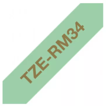 Brother TZe-RM34 12 mm széles 4 m hosszú szövetszalag