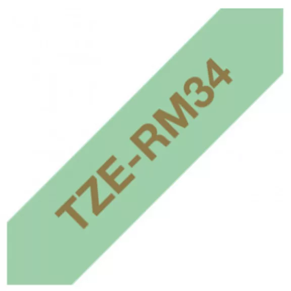 Brother TZe-RM34 12 mm széles 4 m hosszú szövetszalag