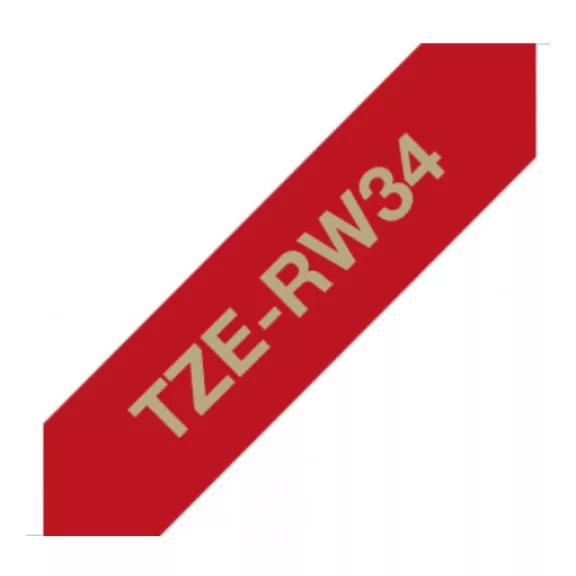 Brother TZe-RW34 12 mm széles 4 m hosszú szövetszalag