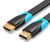 Vention HDMI, 2m, (lapos, fekete) , kábel