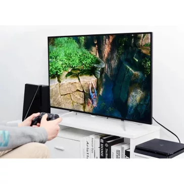 Vention HDMI, 2m, (lapos, fekete) , kábel