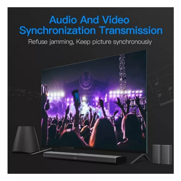 Vention micro HDMI/M -> HDMI/M, (fekete) 1m, kábel