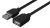 Vention USB-A 2.0/M -> USB-A 2.0/F (hosszabbító,PVC,fekete), 0,5m, kábel